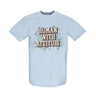 Human With Attitude, Maglietta Uomo Floral Tee, Sky Blue