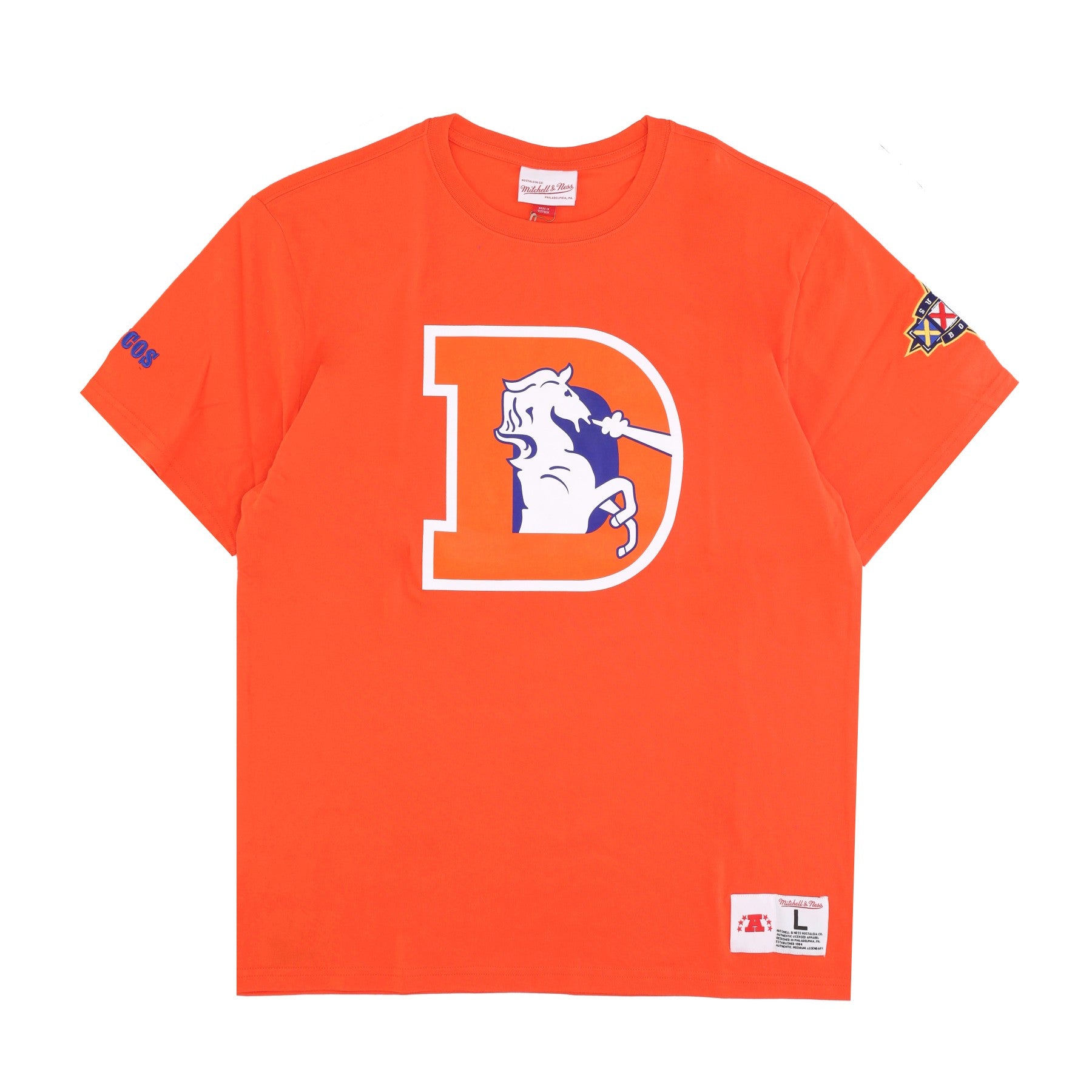 Mitchell & Ness, Maglietta Uomo Nfl Team Origins Top Denbro, Dark Orange