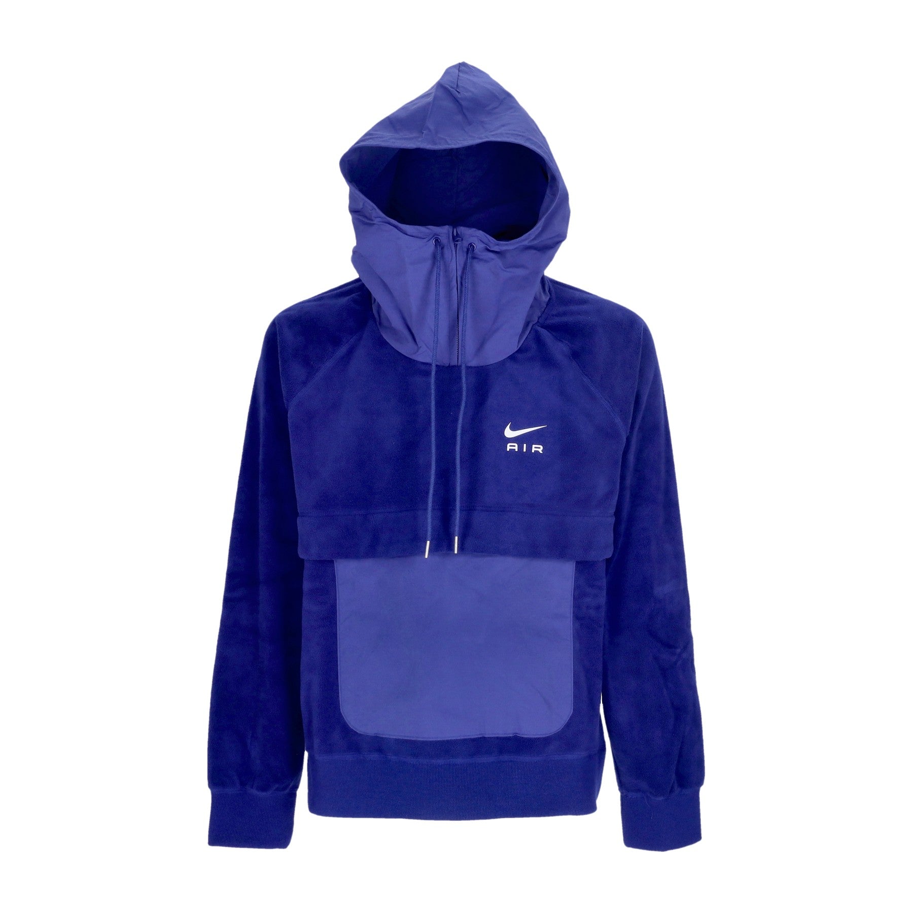 Nike, Felpa Cappuccio Uomo Sportswear Air Tf Winterized Hoodie, Deep Royal Blue/white