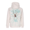 Dolly Noire, Felpa Cappuccio Uomo Joro Spider Hoodie, Beige Moonbeam