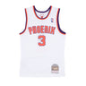 Mitchell & Ness, Canotta Basket Uomo Nba Alternate Jersey Hardwood Classics No 3 Stephon Marbury 2002-03 Phosun, White/original Team Colors