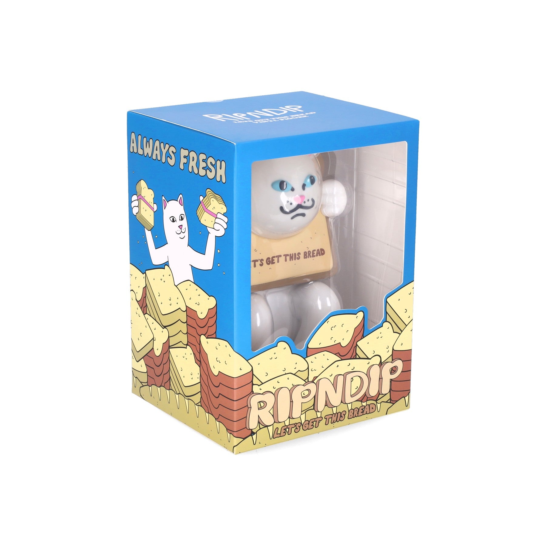 Ripndip, Toys Uomo Lets Get This Bread Vinyl Figure, White