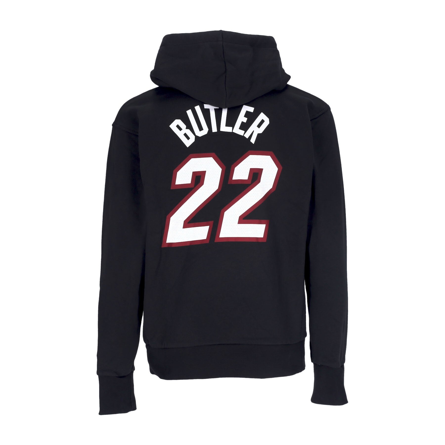 Nike Nba, Felpa Cappuccio Uomo Nba Fleece Hoodie No 22 Jimmy Butler Miahea, 
