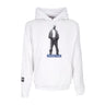 Primitive, Felpa Cappuccio Uomo Posted Hoodie X 2pac, White