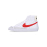 Nike, Scarpa Alta Uomo Blazer Mid 77 Vintage, White/picante Red/coconut Milk/white