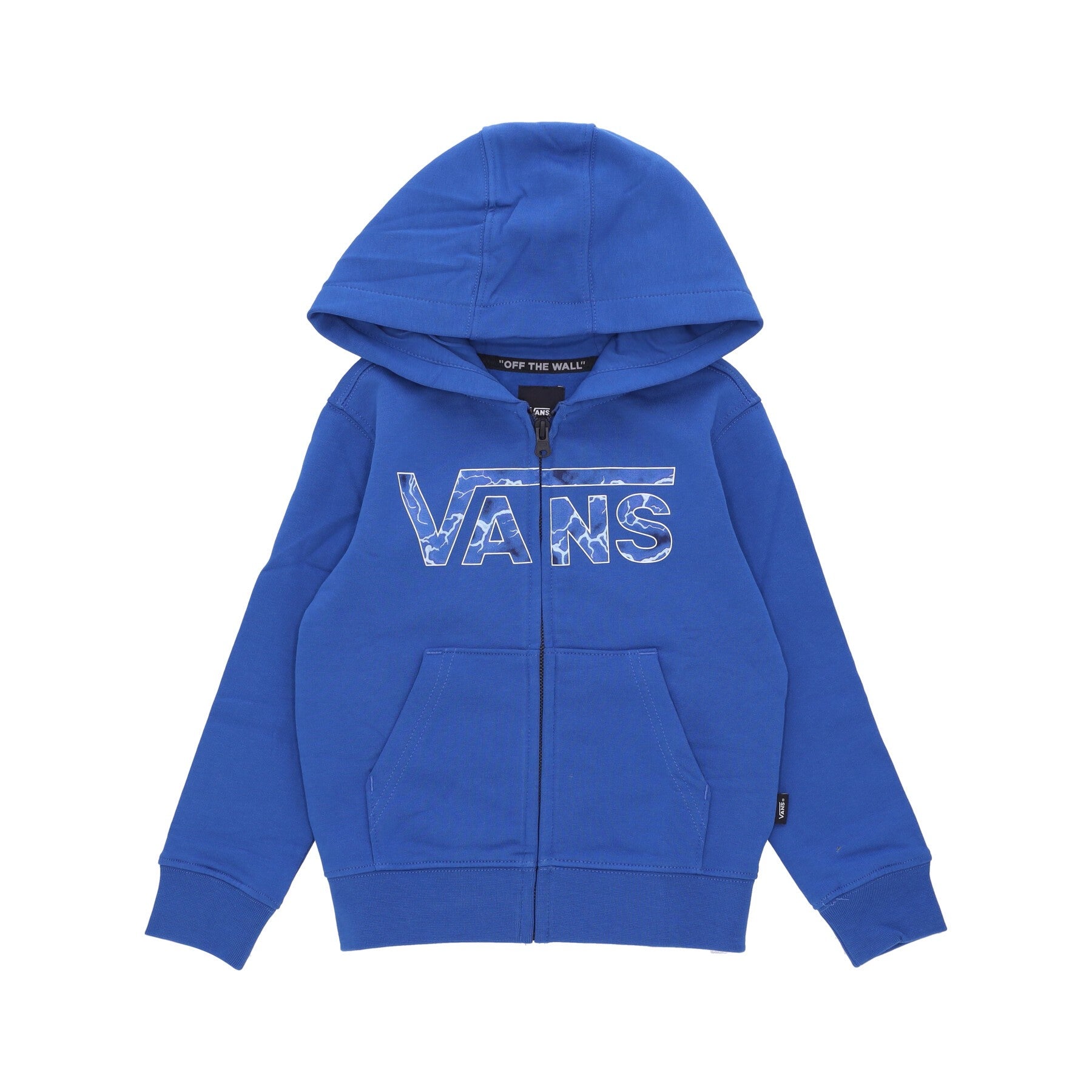 Vans, Felpa Cappuccio Zip Bambino Classic Zip Hoodie, Blue