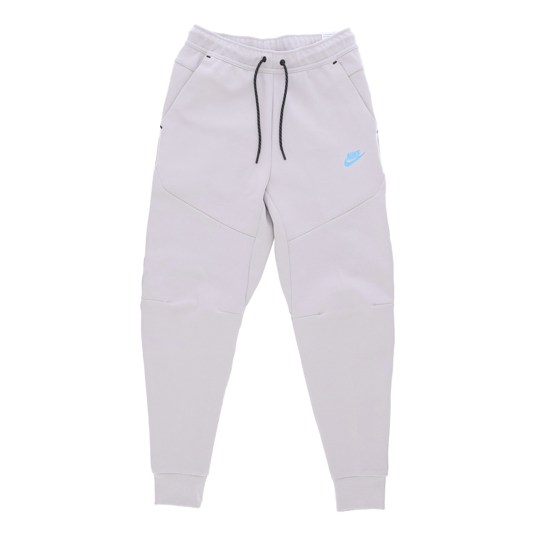 Nike, Pantalone Tuta Leggero Uomo Sportswear Tech Fleece Joggers, Lt Iron Ore/baltic Blue