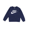 Nike, Felpa Girocollo Bambino Club Hbr Fleece Crew, Midnight Navy
