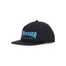 Thrasher, Cappellino Visiera Piatta Uomo Skate Mag Logo Blue Snapback, Black