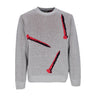 Iuter, Maglione Uomo Nails Jumper, Grey