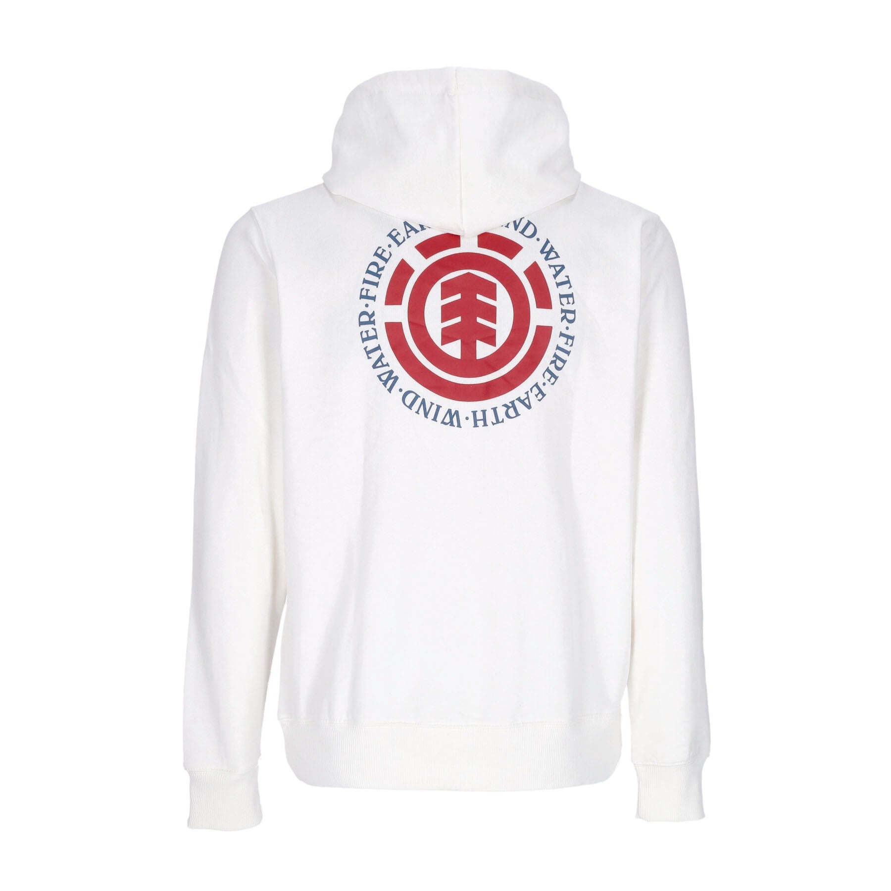 Element, Felpa Leggera Cappuccio Uomo Seal Bp Hoodie, Optic White