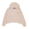 Element, Felpa Leggera Cappuccio Corta Donna Logo Hoodie, Oxford Tan
