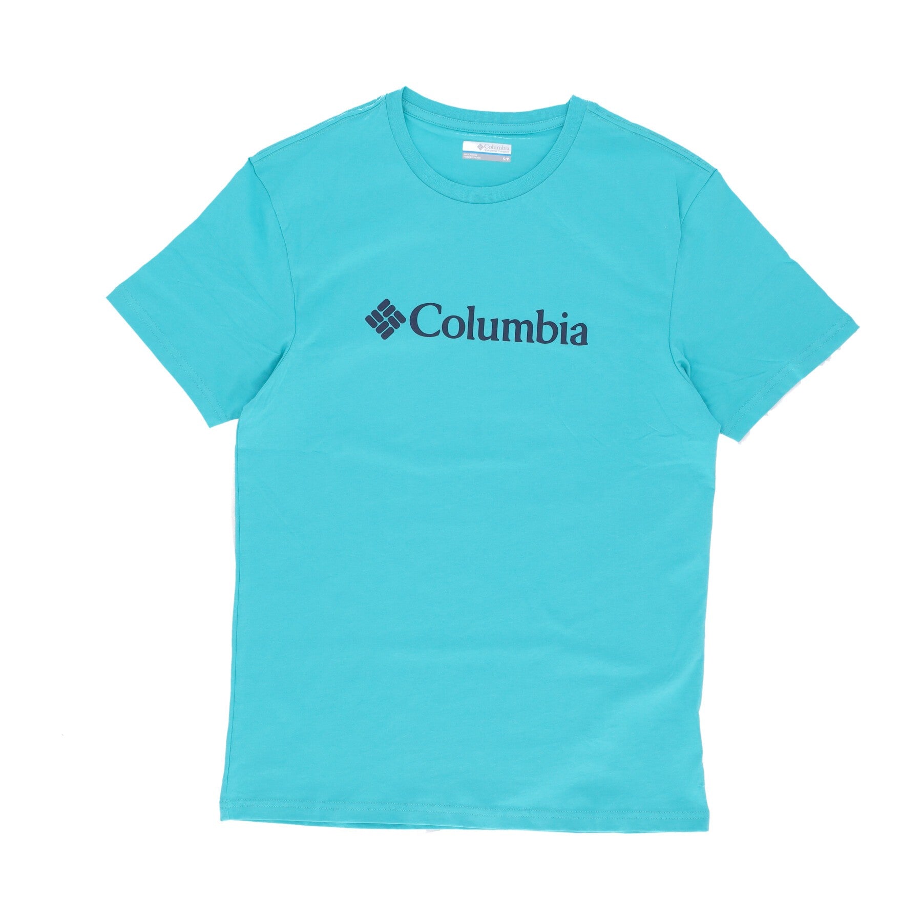 Columbia, Maglietta Uomo Csc Basic Logo Tee, Bright Aqua