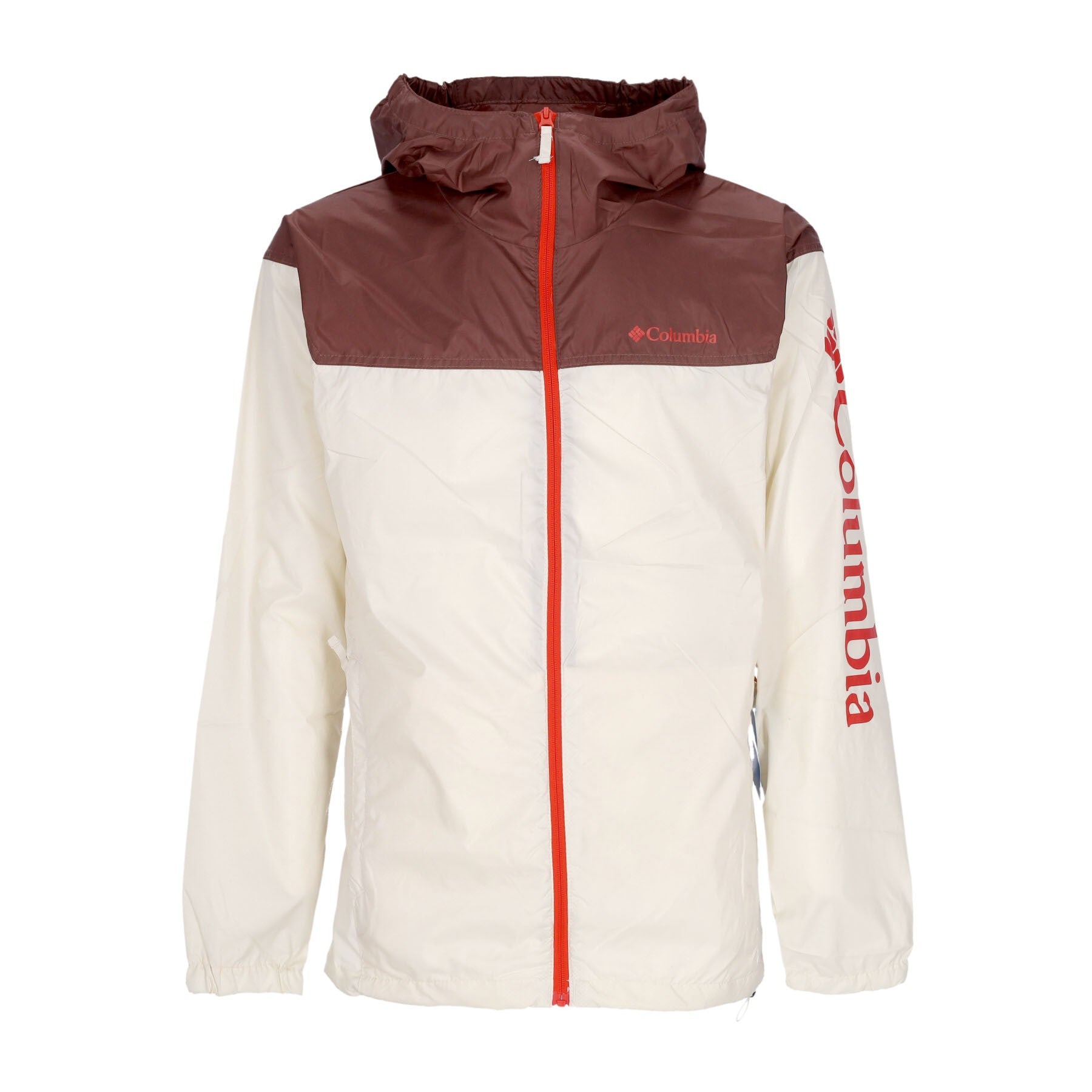 Columbia, Giacca A Vento Uomo Flash Challenger Novelty Windbreaker, Chalk/light Raisin/spicy