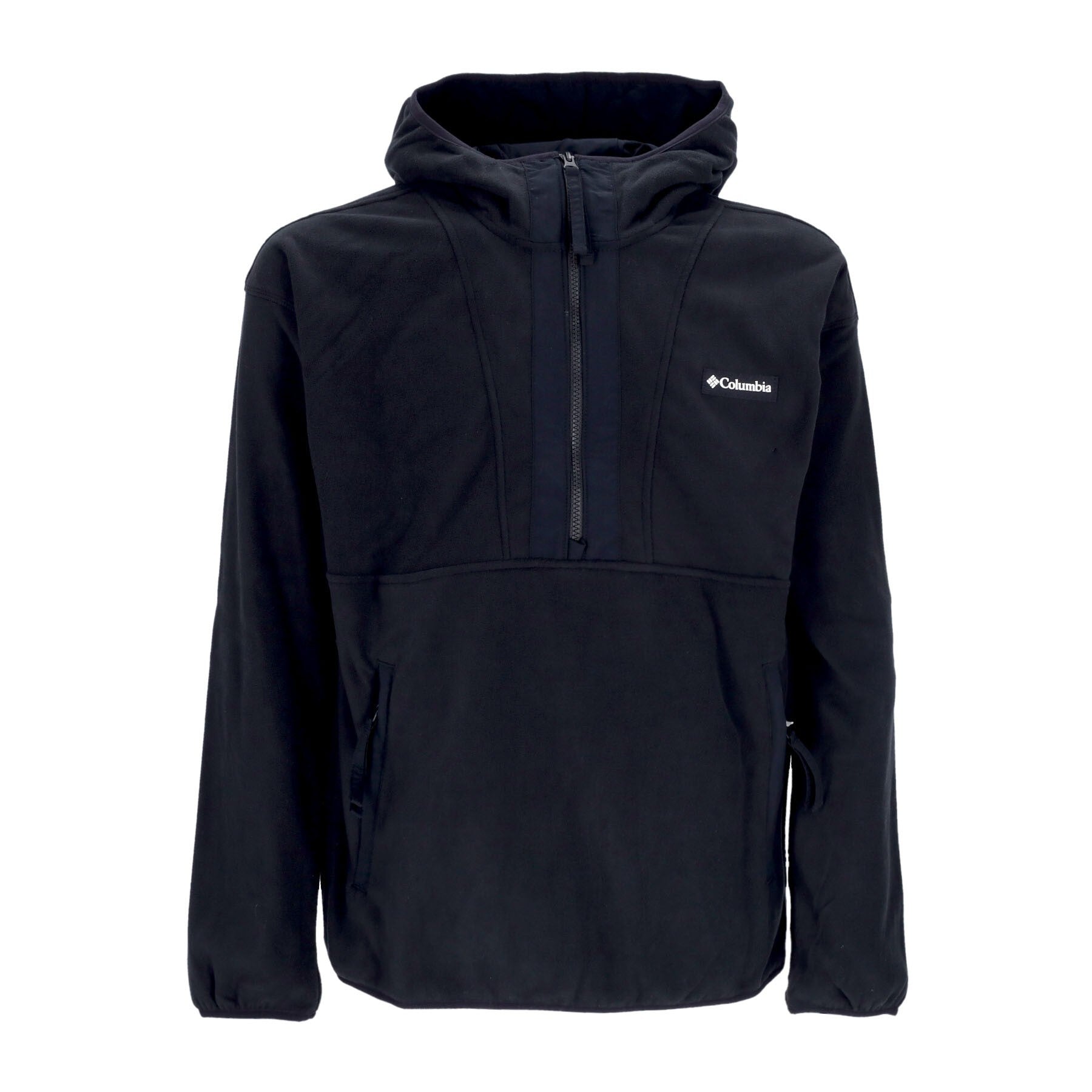 Columbia, Felpa Cappuccio Uomo Backbowl Lite Half Zip Hoodie, Black