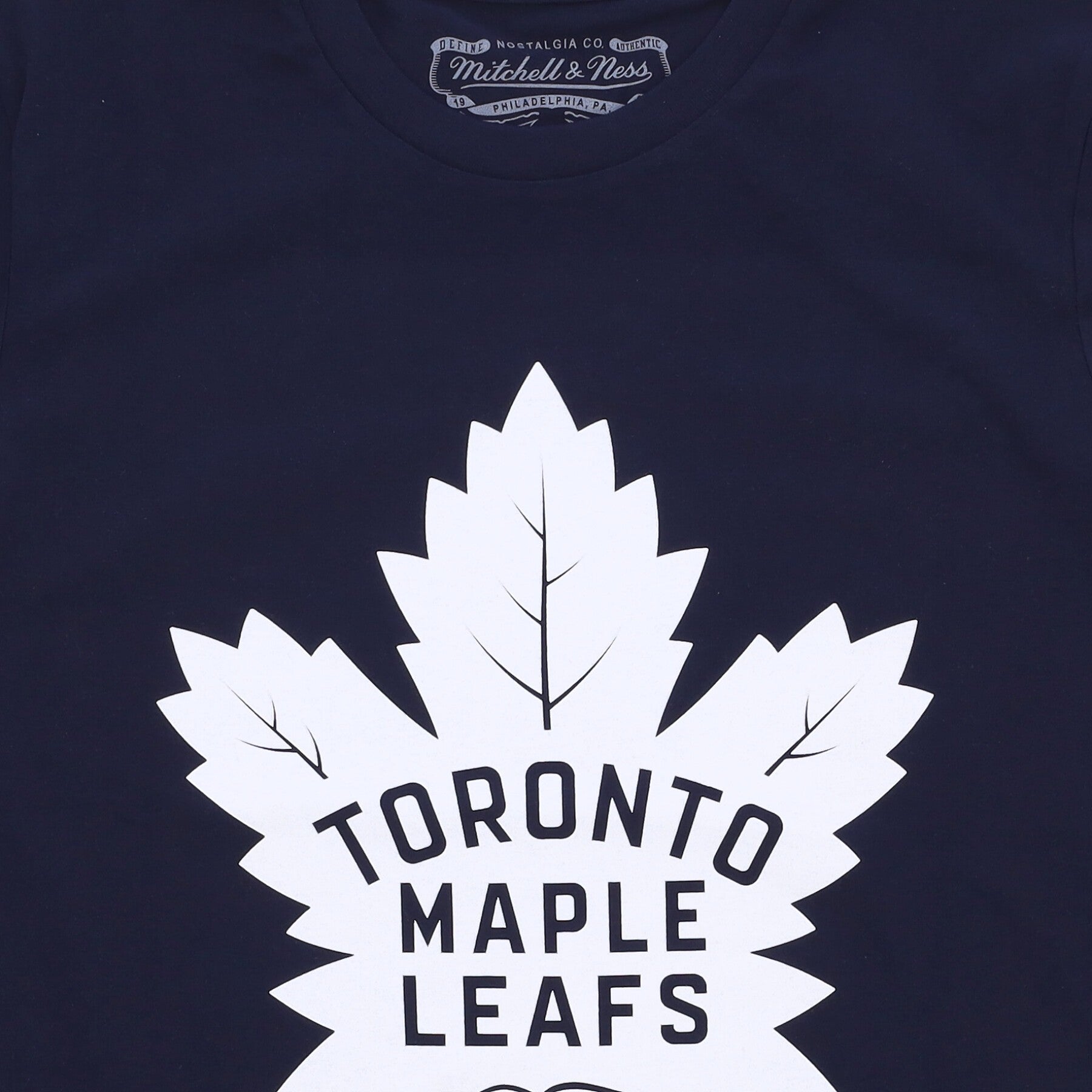 Mitchell & Ness, Maglietta Uomo Nhl Team Logo Tee Torlea, 