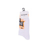 Dolly Noire, Calza Media Uomo Goat Jacquard Socks, White