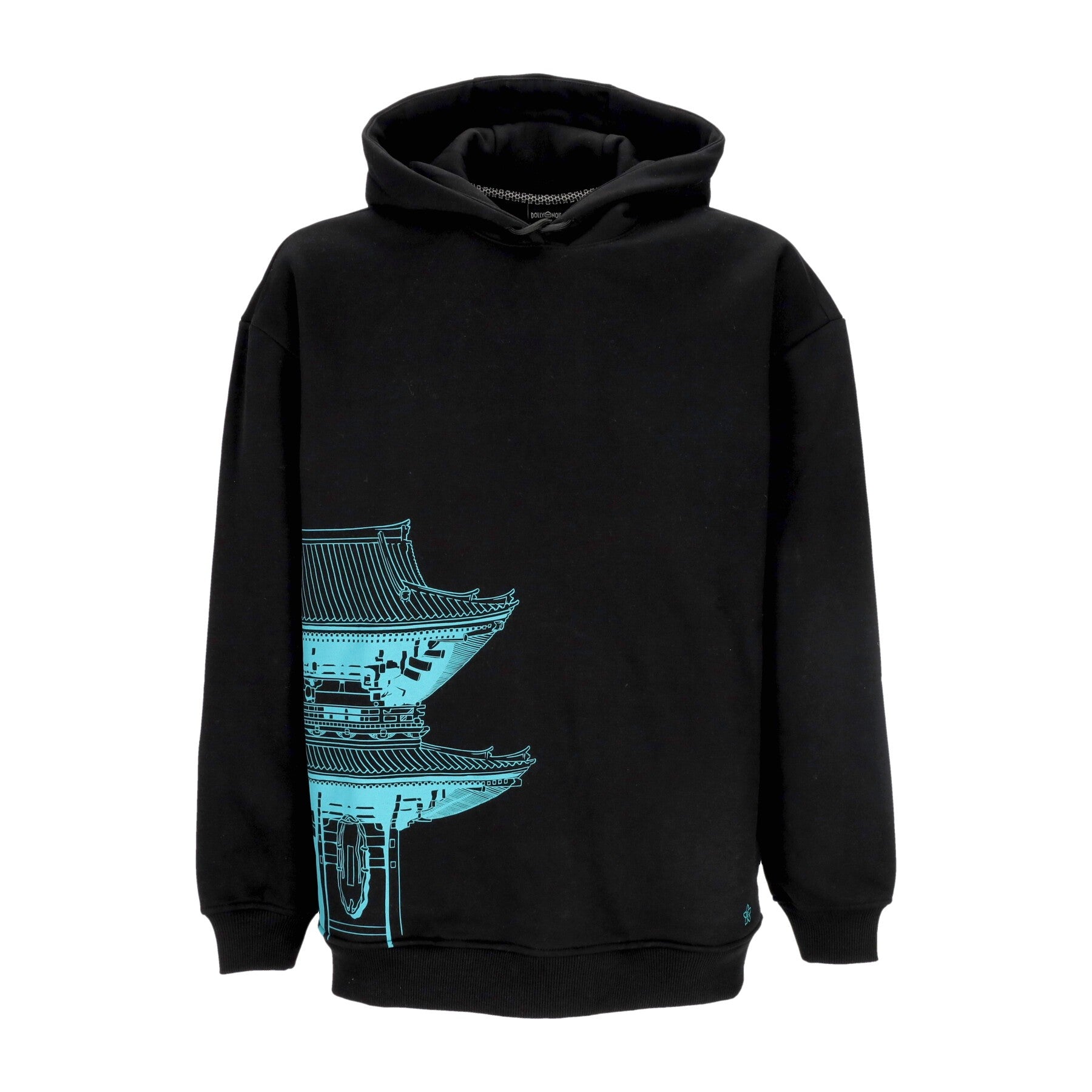 Dolly Noire, Felpa Cappuccio Uomo Bench Tokyo Over Hoodie, Black