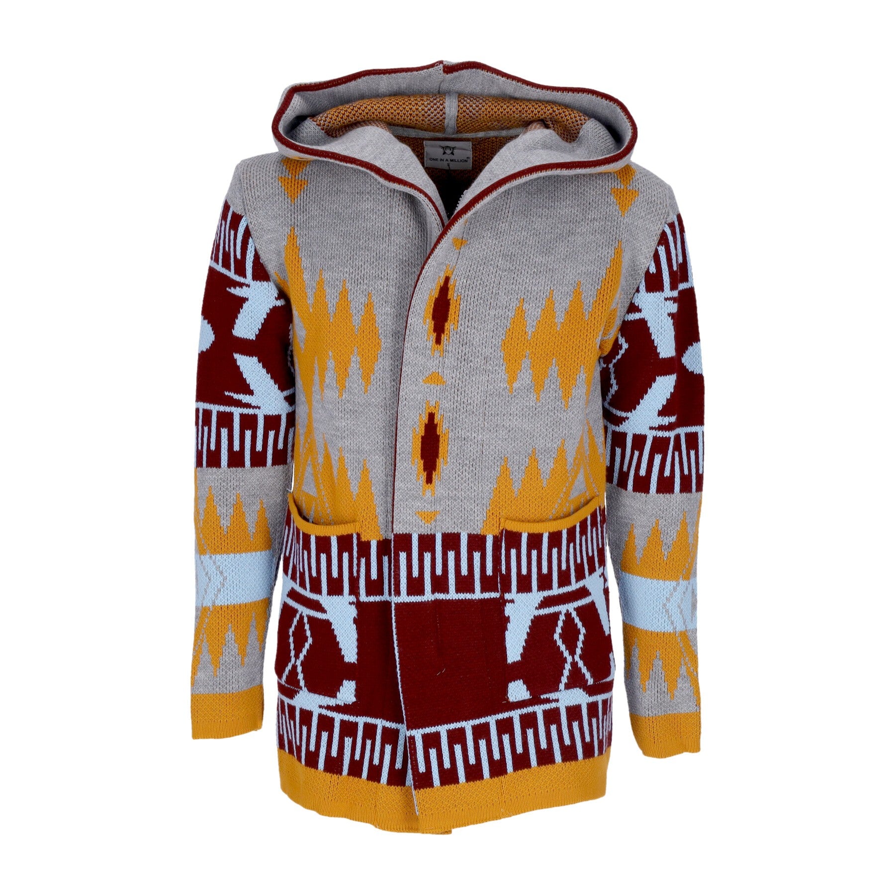 One In A Million, Giubbotto Uomo Hooded L/s Cardigan, Tan