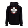 Element, Felpa Leggera Cappuccio Uomo Seal Bp Hoodie, Flint Black