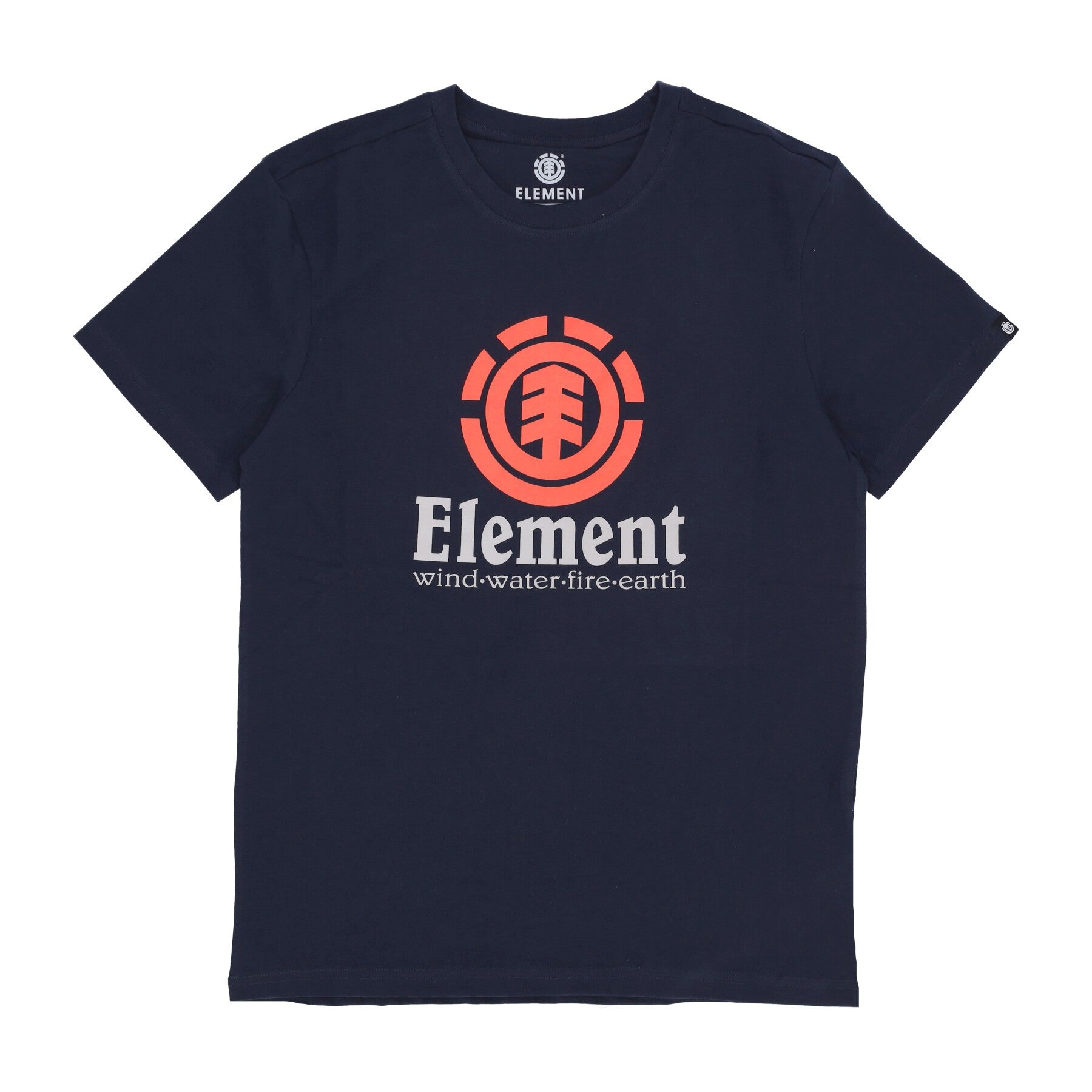 Element, Maglietta Uomo Vertical Tee, Eclipse Navy/red