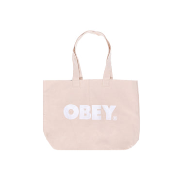 Obey, Borsa Di Tela Donna Canvas Tote Bag, Natural/white