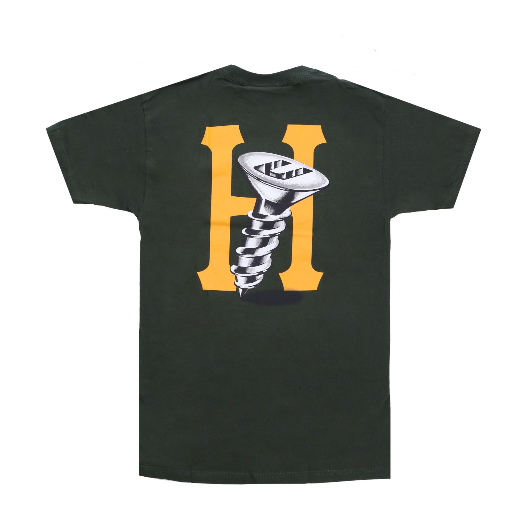 Huf, Maglietta Uomo Hardware Tee, Forest Green