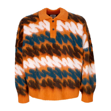 Obey, Maglione Donna Ari Sweater, Orange Oxide Multi