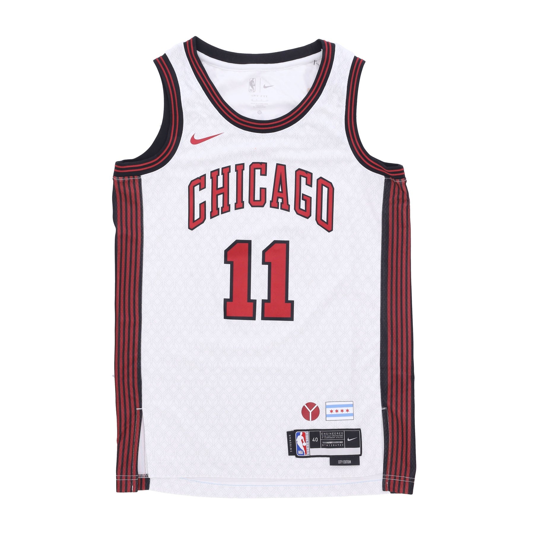 Nike Nba, Canotta Basket Uomo Nba City Edition 22 Dri-fit Swingman Jersey No 11 Demar Derozan Chibul, 