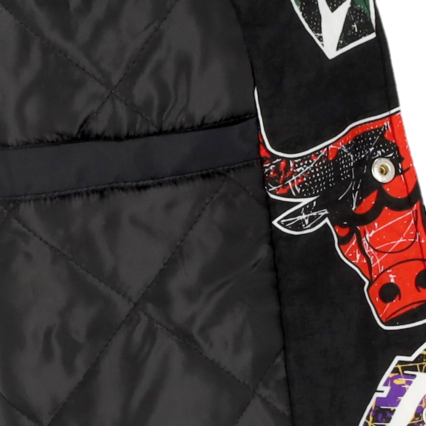 New Era, Giubbotto Bomber Uomo Nba All Over Print Team Logo Bomber, 