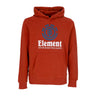 Element, Felpa Leggera Cappuccio Uomo Vertical Hoodie, Picante Red