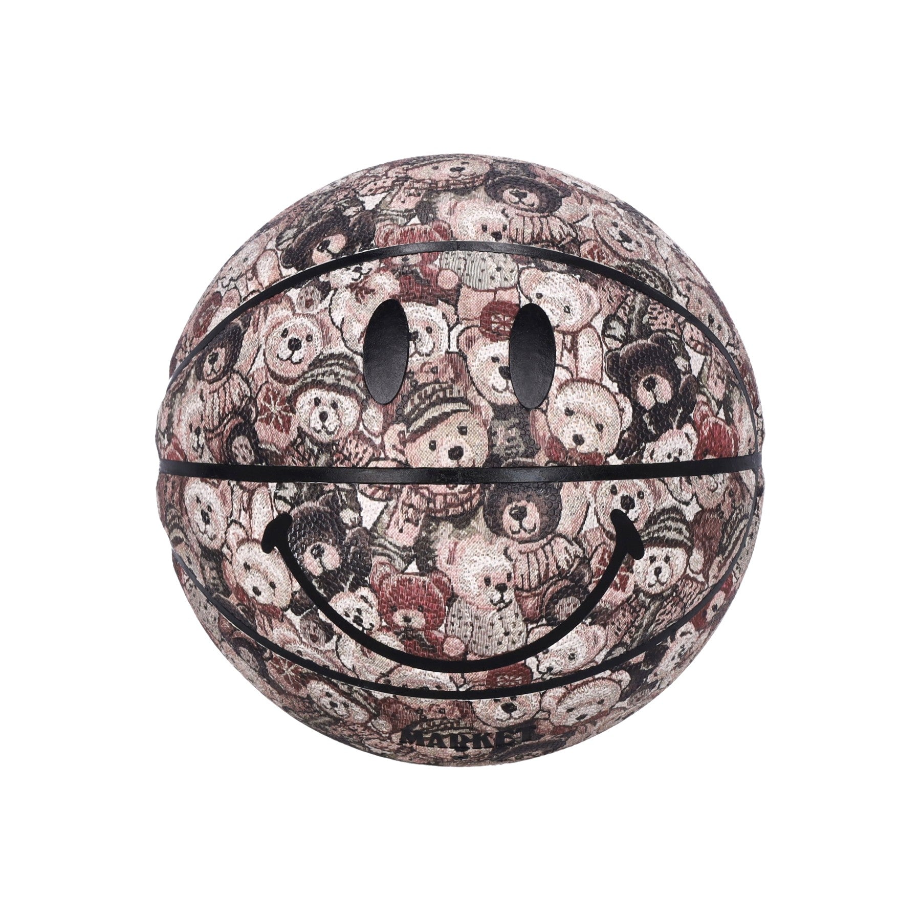 Market, Pallone Uomo Softcore Basketball Size 7 X Smiley, Multi