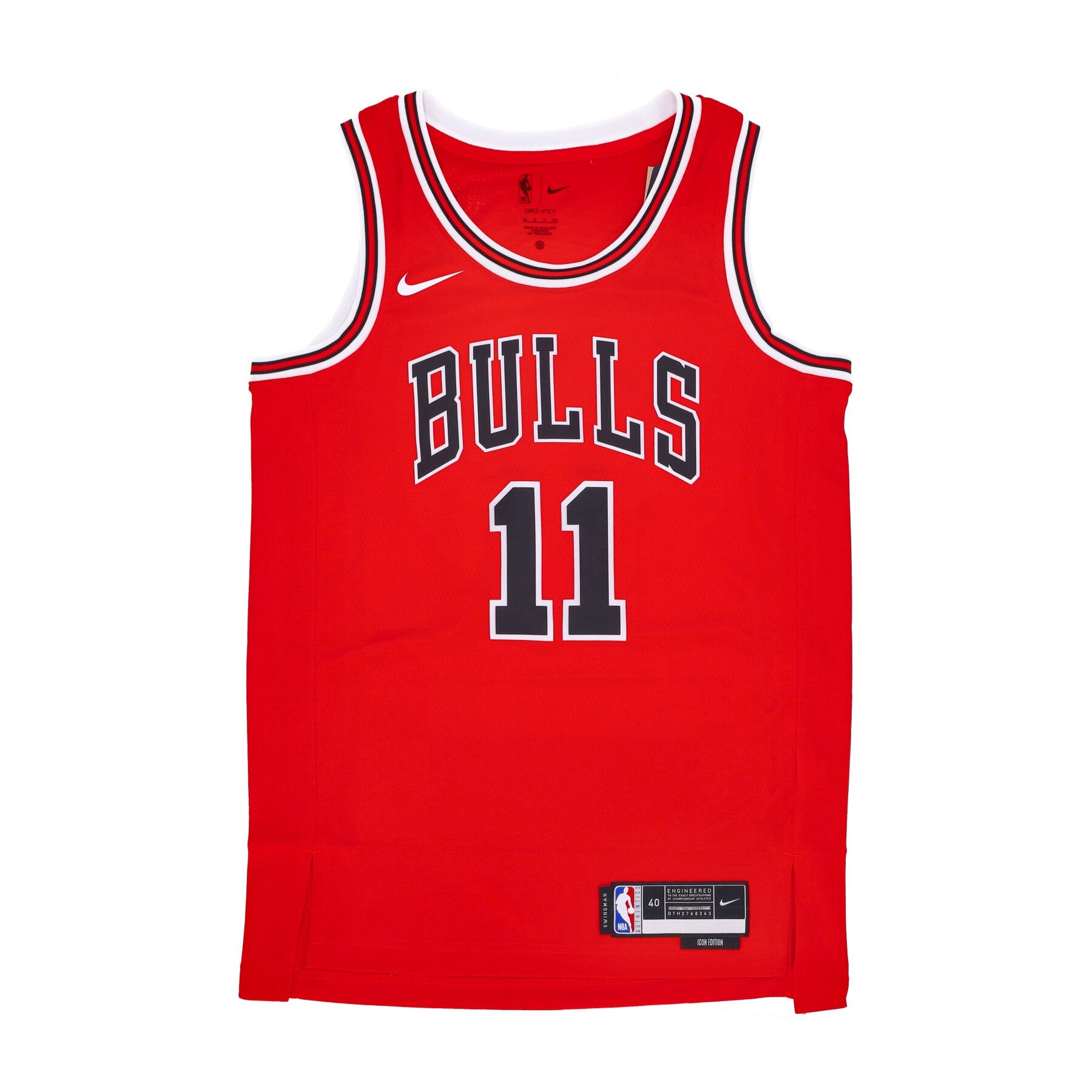 Nike Nba, Canotta Basket Uomo Nba Icon Edition 22 Dri-fit Swingman Jersey No 11 Demar Derozan Chibul, University Red