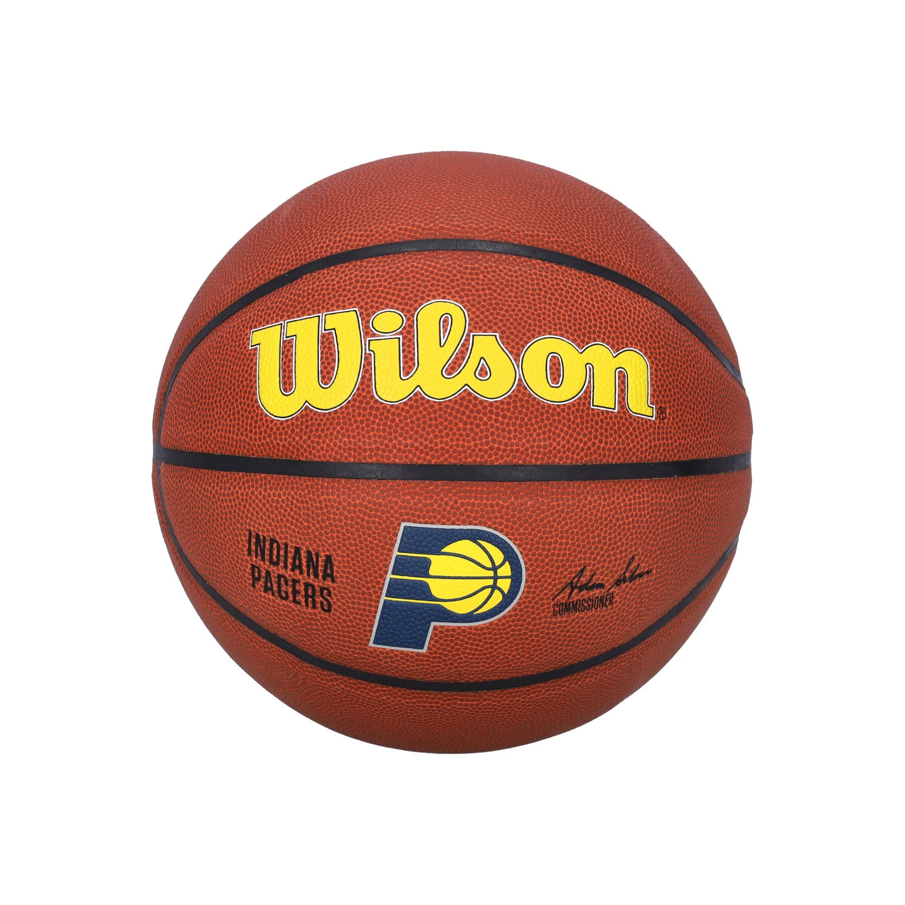 Wilson Team, Pallone Uomo Nba Team Alliance Basketball Size 7 Indpac, Brown/original Team Colors