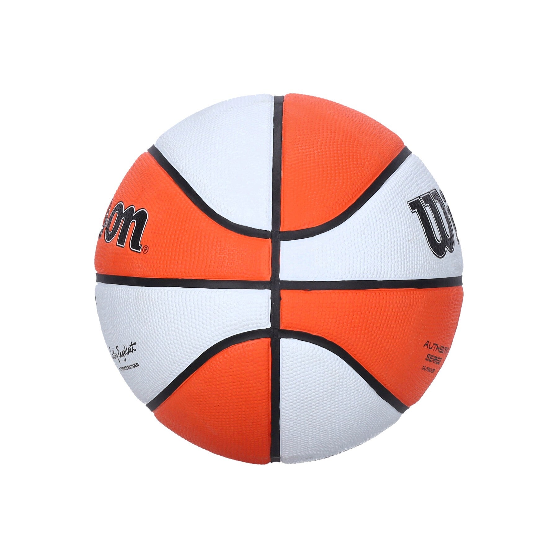 Pallone Donna Nba Authentic Series Outdoor Basketball Size 6 White/brown