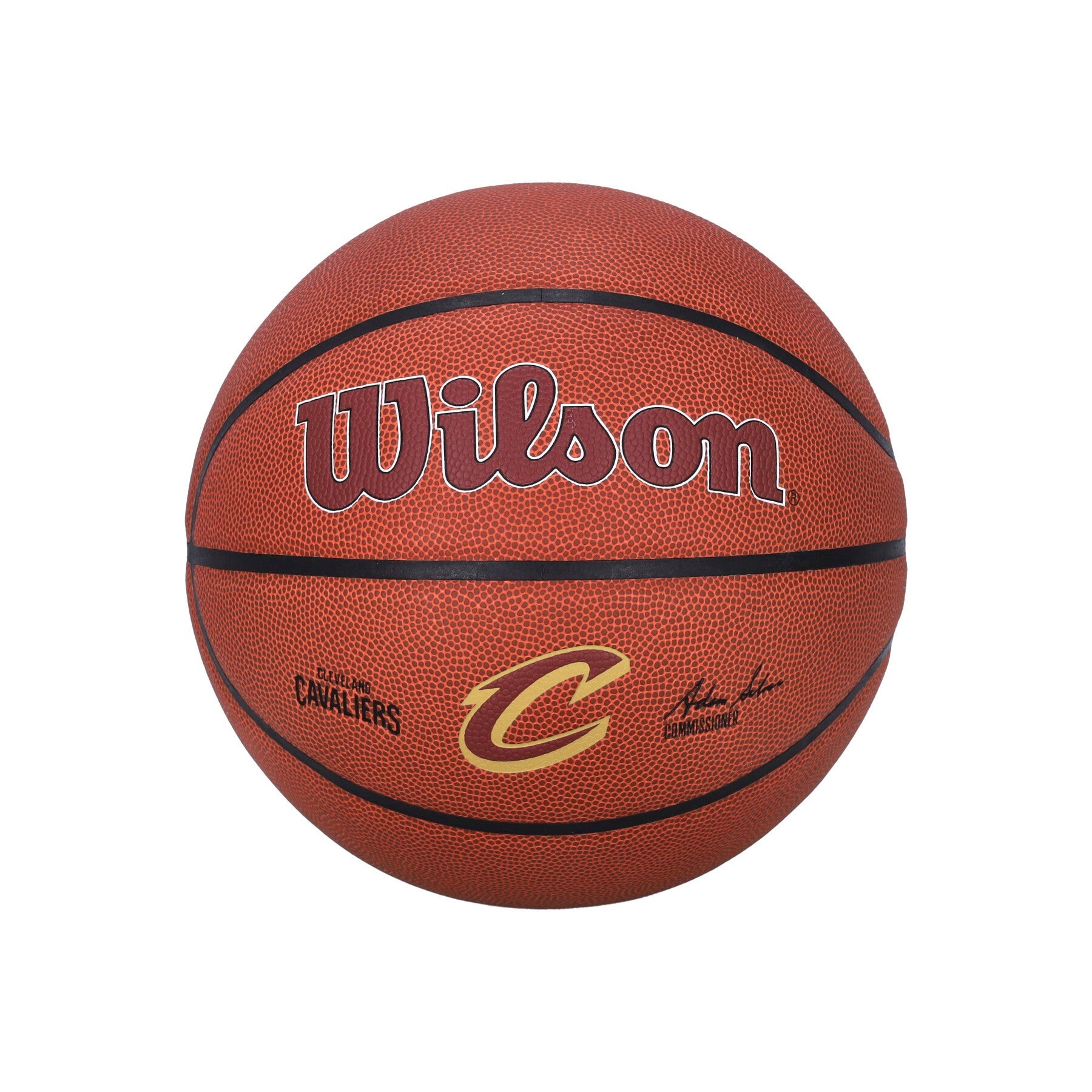 Wilson Team, Pallone Uomo Nba Team Alliance Basketball Size 7 Clecav, Brown/original Team Colors