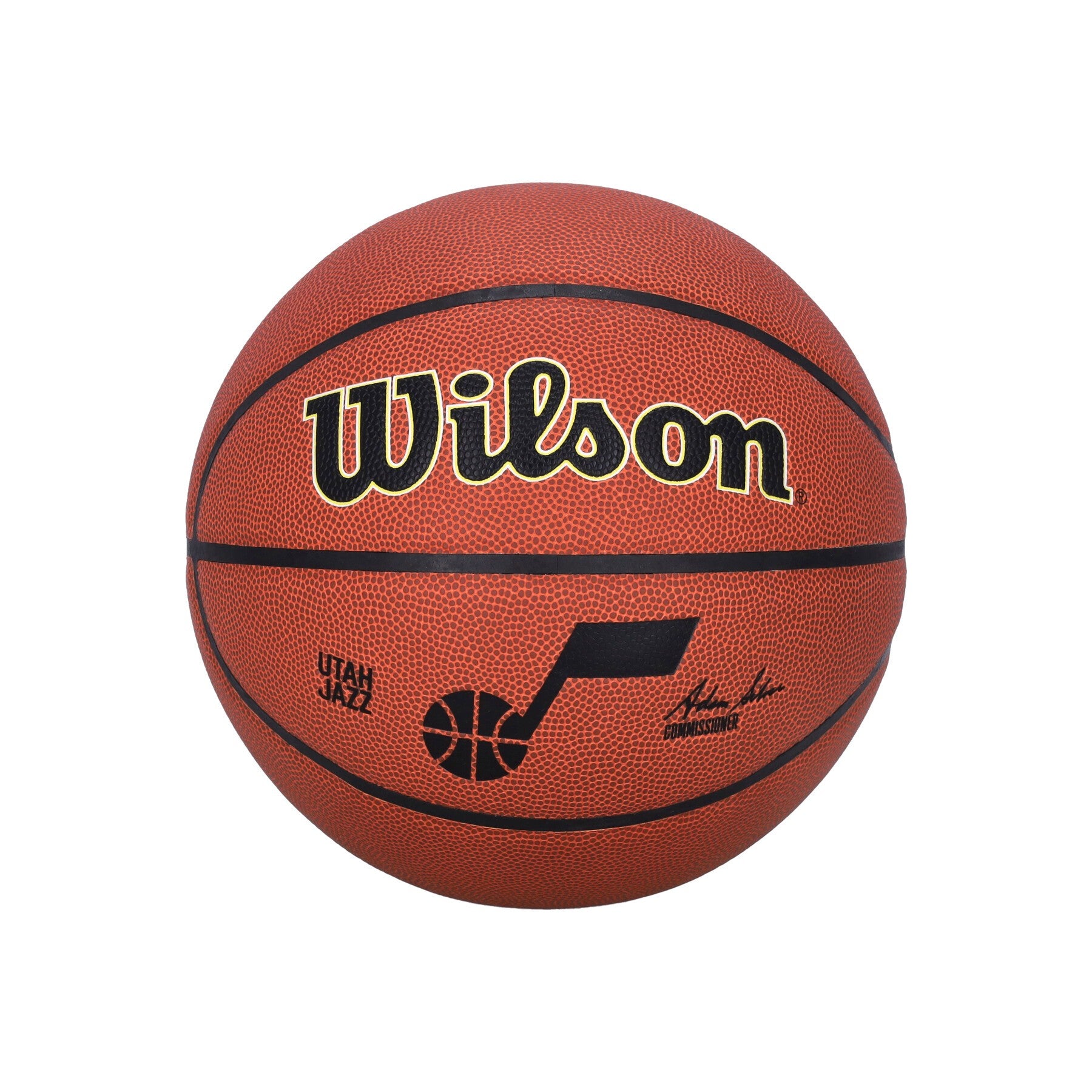 Wilson Team, Pallone Uomo Nba Team Alliance Basketball Size 7 Utajaz, Brown/original Team Colors