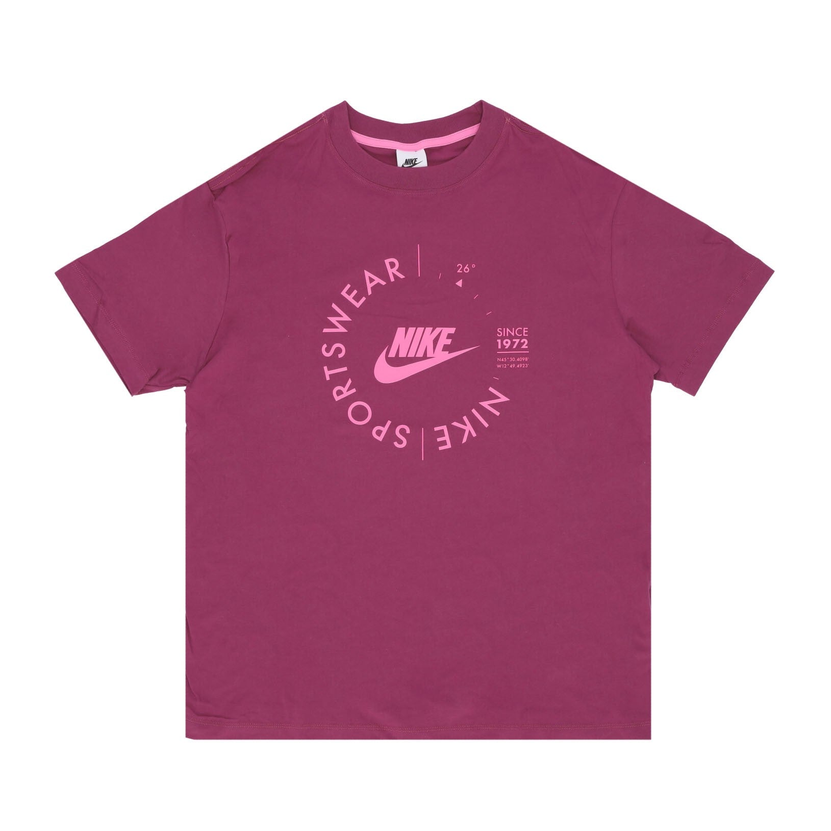 Nike, Maglietta Donna Sportswear Utility Tee, Rosewood