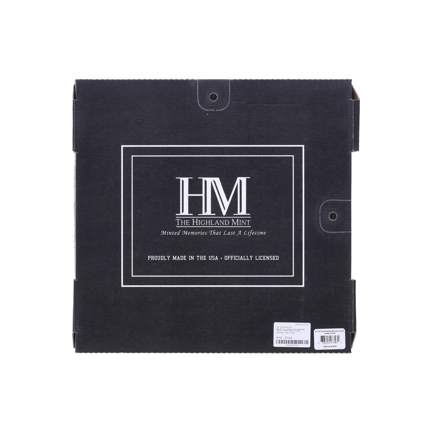 The Highland Mint, Quadro Uomo Nba No 34 Giannis Antetokounmpo Impact Jersey Frame Milbuc, 