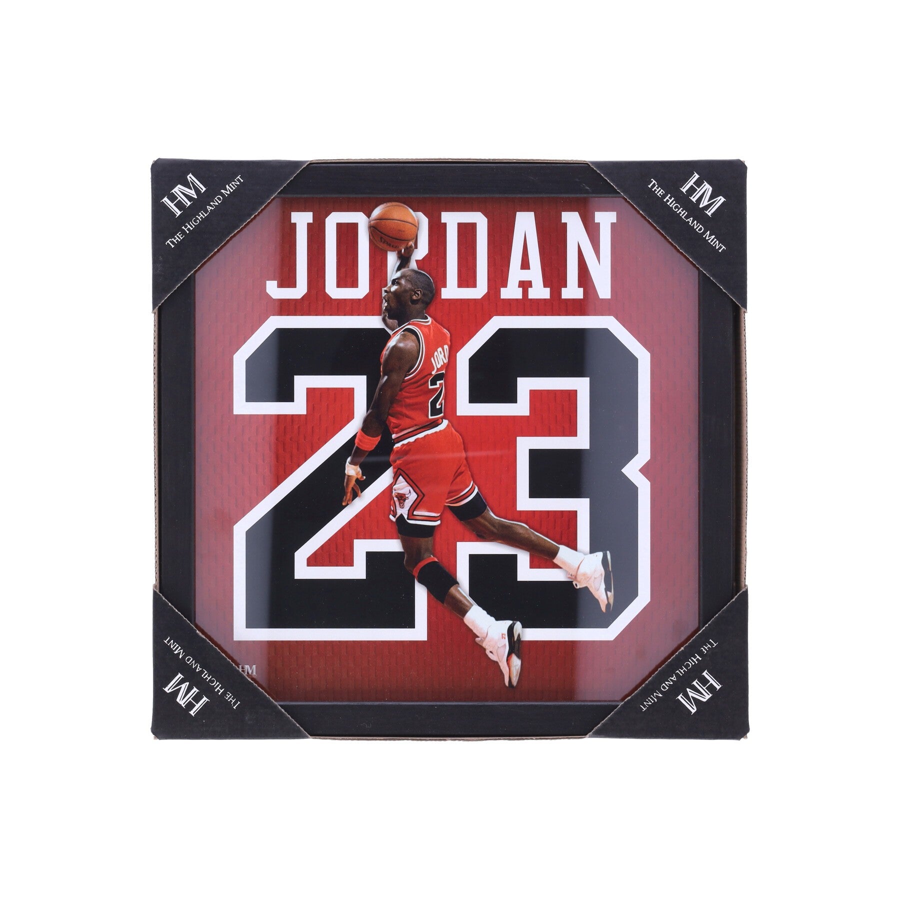 The Highland Mint, Quadro Uomo Nba No 23 Michael Jordan Impact Jersey Frame Chibul, Original Team Colors