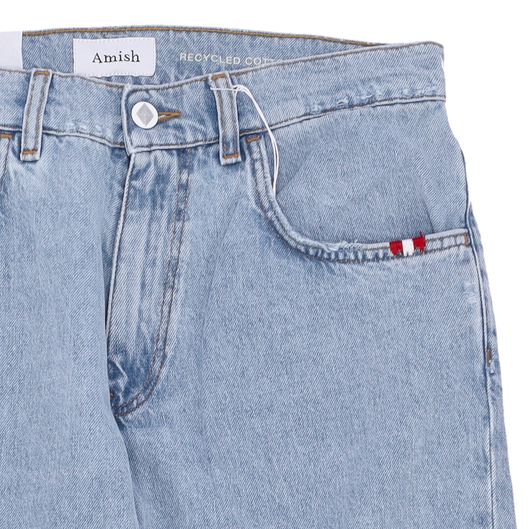 Amish, Jeans Uomo James Recycled Denim, 