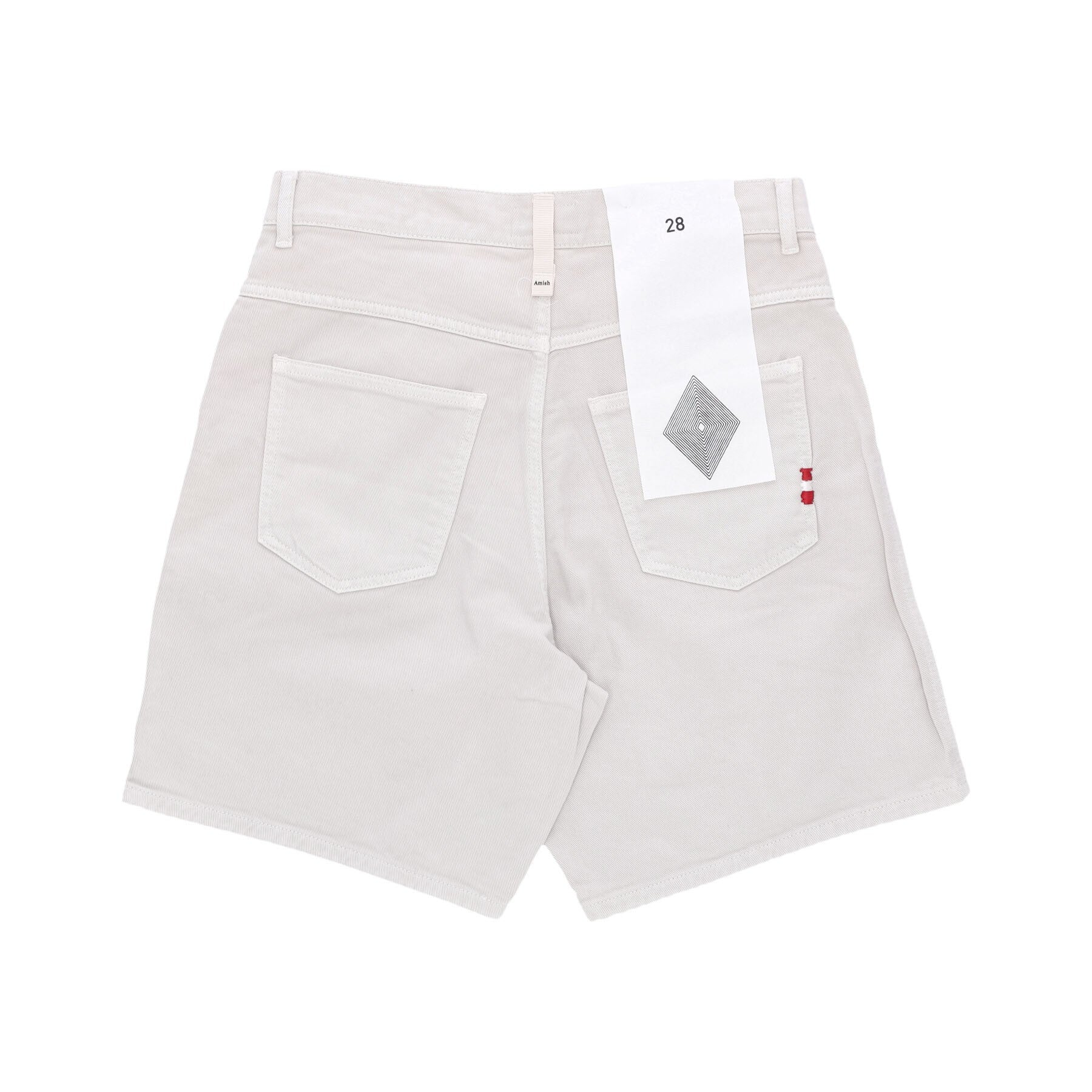 Amish, Pantalone Corto Uomo Bermuda Bernie Bull Sw, 