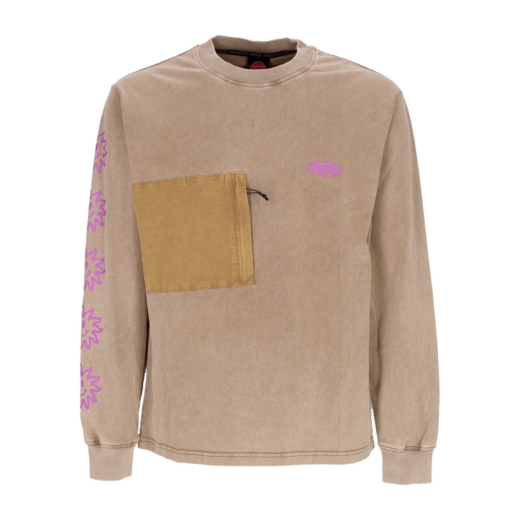 Maglietta Manica Lunga Uomo Sunny L/s Tee Sand Washed Out