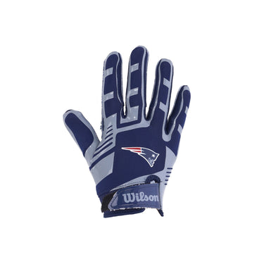 Wilson Team, Guanti Bambino Nfl Youth Stretch Fit Gloves Neepat, Original Team Colors