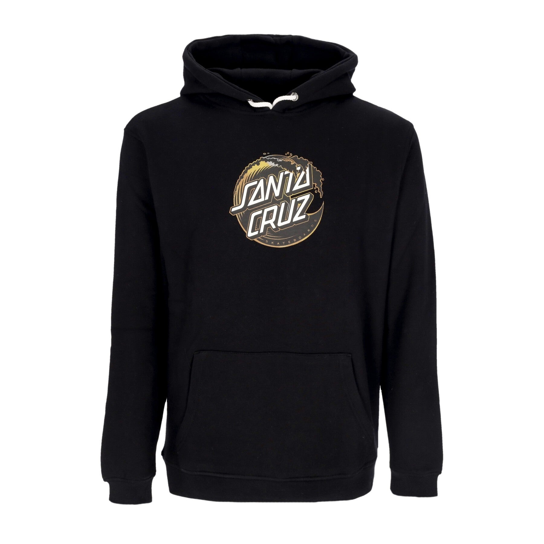Santa Cruz, Felpa Cappuccio Uomo Holo Wave Dot Hoodie, Black
