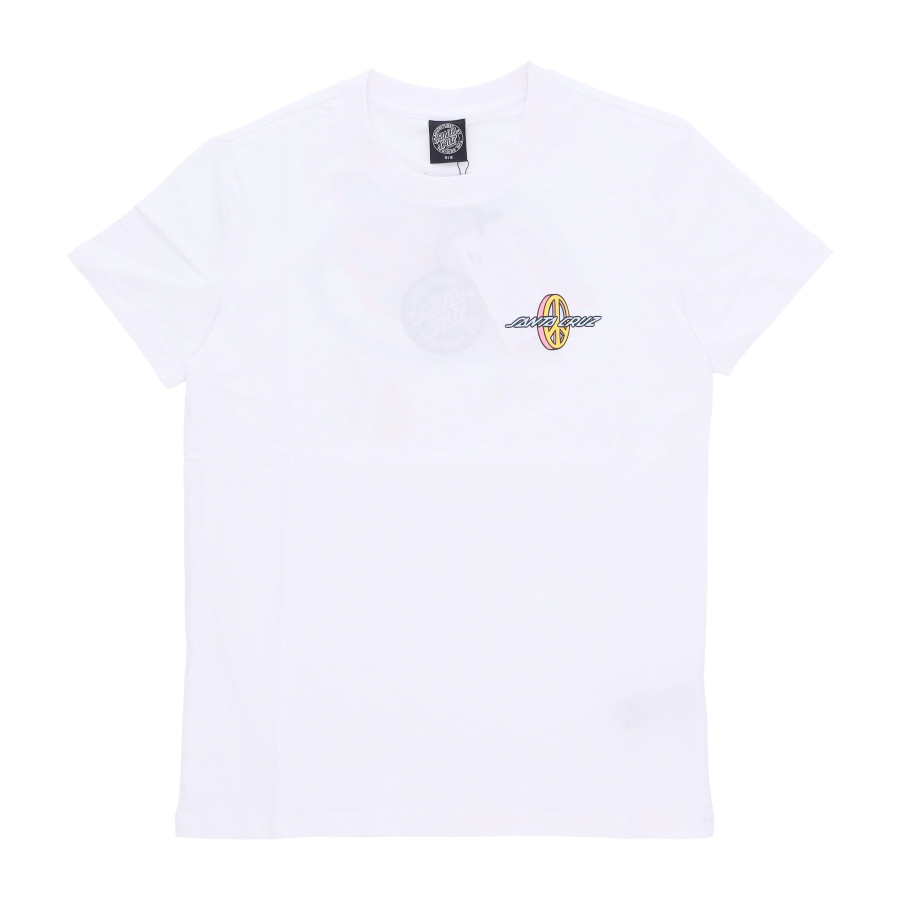 Barbed Oval Dot Tee White Women's T-Shirt