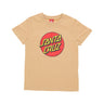 Santa Cruz, Maglietta Ragazzo Classic Dot Tee, Parchment
