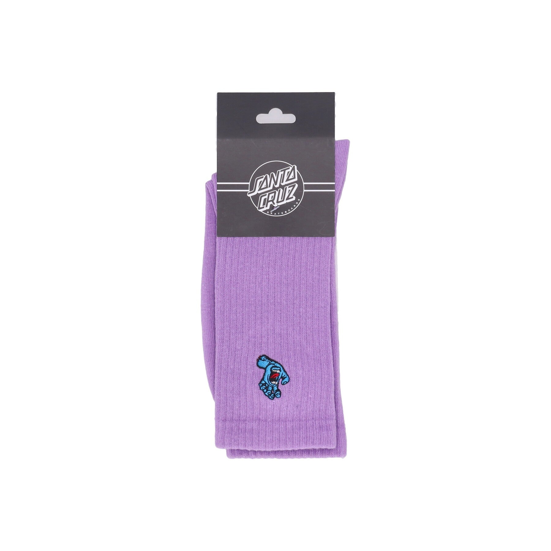 Santa Cruz, Calza Media Uomo Screaming Mini Hand Sock, Digital Lavender