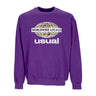 Usual, Felpa Leggera Girocollo Uomo Worldwide Locals Crewneck, Purple