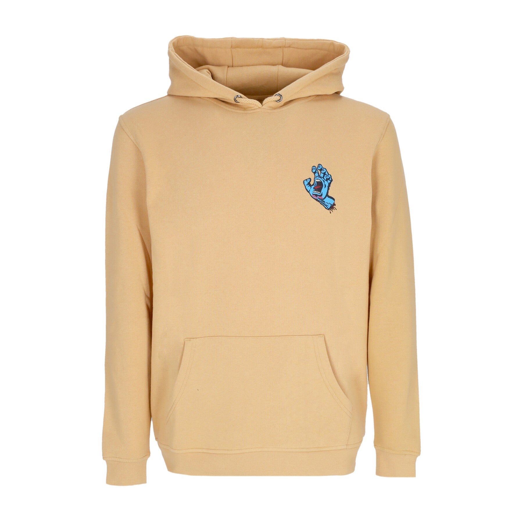 Santa Cruz, Felpa Cappuccio Uomo Screaming Hand Chest Hoodie, 